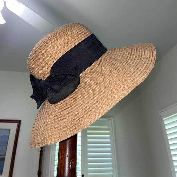 SHEIN Black and Brown Straw Hat - Picture 3 of 5